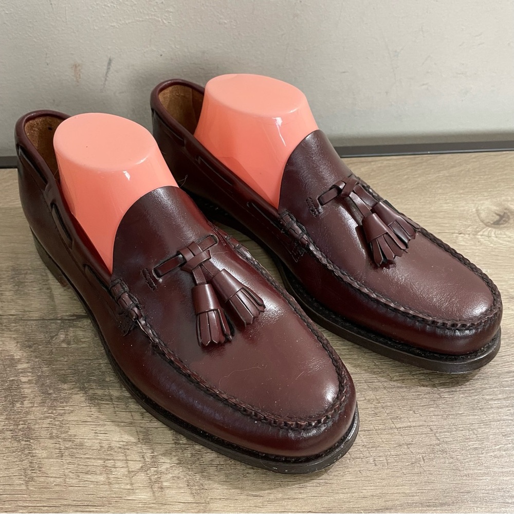 MINT! Men's VINTAGE Weejuns GH BASS & Co CLASSIC Slip On TASSEL Kiltie LOAFERS